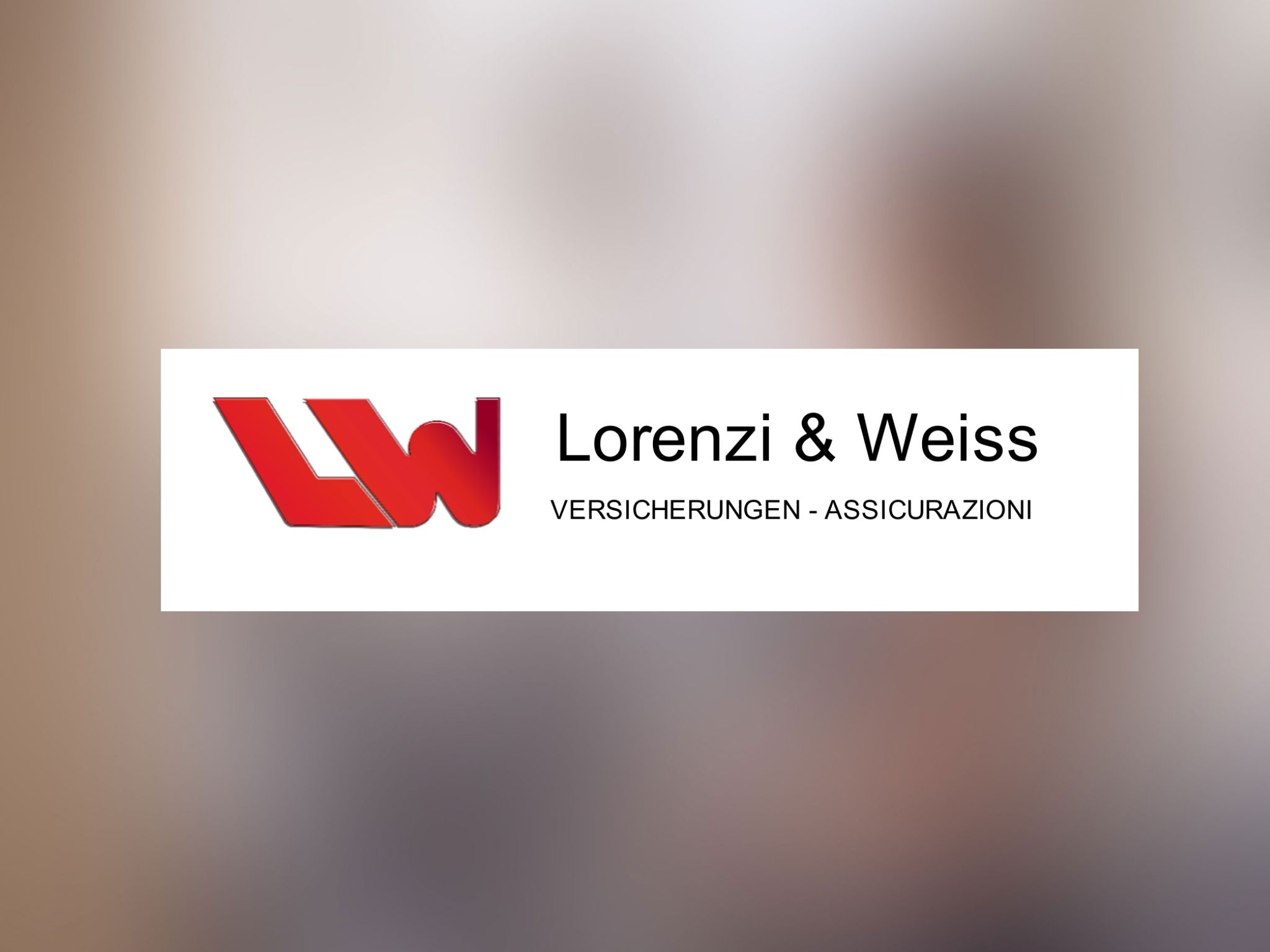 Logo der Lorenzi & Weiss Versicherungsagentur | Logo dell'agenzia assicurativa Lorenzi & Weiss