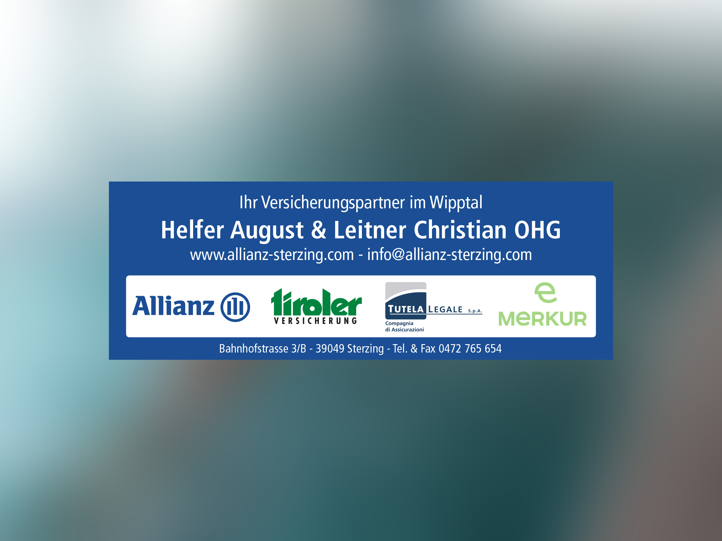 HELFER AUGUST & LEITNER CHRISTIAN VERSICHERUNGEN OGH - Merkur Versicherung